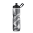 HydraPak Polar Sport Contender 24oz Bottle, Charcoal/Silver, 24oz/700ml, INS24OZ11