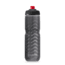 HydraPak Polar Surge Bolt 24oz Bottle, Charcoal/Silver, 24oz/700ml, INB24OZ05