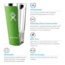 Hydro Flask 16 oz. True Pint, Olive, P16306