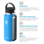 Hydro Flask Wide Mouth 2.0 w/ Straw Lid, Snapper, 32 oz, W32BSW604