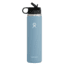 Hydro Flask Wide Mouth w/Straw Lid, Rain, 24 oz, W24BSW417