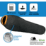 Hyke &amp; Byke Eolus UltralightGoose Down Sleeping Bag, 800FP, 30F Degrees, 1347119382605