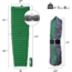 Hyke &amp; Byke Ultralight Appalachian Inflatable Sleeping Pad w/ Micro-Adjustment Valve, Green, 4827907817549