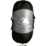 Hyke & Byke Universal Replacement Compression Sack For Sleeping Bags, Black, 21018574854