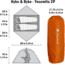 Hyke & Byke Yosemite Backpacking Tent w/ Footprint - 2 Person, 11883286150