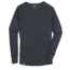 Ibex Woolies 150 Crew Stripe - Men's-Black/Medium Heather Grey-Small