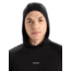 Icebreaker 125 Cool-Lite Sphere Long Sleeve Hoodie - Men's, Black, Large, IB0A56EU001L