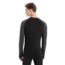 Icebreaker 125 ZoneKnit Long Sleeve Crewe Thermal Top - Men's, Jet Heather/Black/Metro Heather/Cb, Extra Small, IB0A56H3585XS