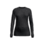 Icebreaker 125 ZoneKnit Long Sleeve Crewe Thermal Top - Women's, Jet Heather/Black/Metro Heather/Cb, Small, IB0A56H4585S
