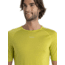 Icebreaker 125 ZoneKnit Short Sleeve Crewe Thermal Top - Mens, Bio Lime/Ether/Cb, 2XL, IB0A56H7883XXL