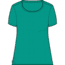 Icebreaker 150 Tech Lite II Short Sleeve Scoop Herenga T-Shirt - Women's, Flux Green/Dk Flux/Aop, Small, IB0A56TIA67S