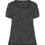 Icebreaker 150 Tech Lite II Short Sleeve Scoop Herenga T-Shirt - Women's, Gritstone Heather/Black/Aop, Extra Large, IB0A56TI828XL