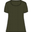 Icebreaker 150 Tech Lite II Short Sleeve Scoop Herenga T-Shirt - Women's, Loden/Black/Aop, Large, IB0A56TIA68L