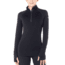 Icebreaker 150 Zone Long Sleeve Half Zip, Black/Mineral, Large, 104332-001-L