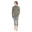 Icebreaker 200 Oasis 3/4 Thermal Leggings - Mens, Gritstone Heather, Extra Small, IB104368013XS
