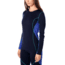 Icebreaker 200 Oasis Deluxe Long Sleeve Crewe - Womens, Midnight Navy/Mystic, Medium, 104385B03M