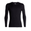 Icebreaker Merino 200 Oasis LS Crewe - Men's, Black, Extra Large, IB104365001XL