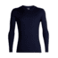 Icebreaker 200 Oasis Long Sleeve Crewe - Men's, Midnight Navy, Small, IB104365401S