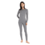 Icebreaker 200 Oasis Long Sleeve Crewe - Womens, Gritstone Heather, Large, IB104375013L
