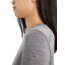 Icebreaker 200 Oasis Long Sleeve Crewe - Womens, Gritstone Heather, Large, IB104375013L