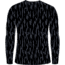 Icebreaker 200 Oasis Long Sleeve Glacial Flow Thermal Top - Men's, Graphite/Black/Aop, Large, IB0A56QSA53L