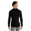 Icebreaker 200 Oasis Long Sleeve Half Zip Thermal Top - Mens, Black, Extra Small, IB104367001XS
