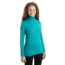 Icebreaker 200 Oasis Long Sleeve Half Zip Thermal Top - Women's, Flux Green, Large, IB104380861L