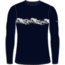 Icebreaker 200 Oasis Long Sleeve Remarkables Thermal Top - Men's, Midnight Navy, Small, IB0A56QU401S
