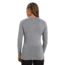 Icebreaker 200 Oasis Long Sleeve V Neck Thermal Top - Womens, Gritstone Heather, Extra Small, IB104379013XS