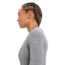 Icebreaker 200 Oasis Long Sleeve V Neck Thermal Top - Womens, Gritstone Heather, Extra Small, IB104379013XS