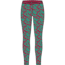Icebreaker 200 Oasis Macro Forms Leggings - Women's, Flux Green/Dk Flux/Aop, Extra Large, IB0A56UEA67XL