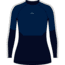 Icebreaker 200 Sonebula Long Sleeve Crewe Top - Women's, Midnight Navy/Royal Navy/Snow/Cb, Medium, IB0A56SX090M