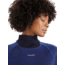 Icebreaker 200 Sonebula Long Sleeve High Neck Thermal Top - Women's, Midnight Navy/Royal Navy/Snow/Cb, Small, IB0A59JU090S