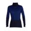 Icebreaker 200 Sonebula Long Sleeve High Neck Thermal Top - Womens, Midnight Navy/Royal Navy/Snow/Cb, Small, IB0A59JU090S