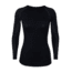 Icebreaker 200 Zone Long Sleeve Crewe - Womens, Black/Mineral, Small, 104426-001-S