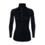 Icebreaker 200 Zone Long Sleeve Half Zip - Womens, Black, Small, 104425001S