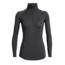 Icebreaker 200 Zone Long Sleeve Half Zip - Womens, Jet HTHR/Lotus, Large, 104425A14L