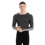 Icebreaker 200 ZoneKnit Long Sleeve Crewe Thermal Top - Mens, Jet Heather/Black/Metro Heather/Cb, Large, IB0A56HA585L