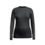 Icebreaker 200 ZoneKnit Long Sleeve Crewe Thermal Top - Women's, Jet Heather/Black/Metro Heather/Cb, Extra Small, IB0A56HD585XS