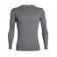 Icebreaker 260 Tech Long Sleeve Crewe Thermal Top - Men's, Gritstone Heather, Large, IB104371013L