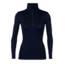 Icebreaker 260 Tech Long Sleeve Half Zip Thermal Top - Men's, Midnight Navy, Medium, IB104372401M
