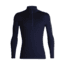Icebreaker 260 Tech Long Sleeve Half Zip Thermal Top - Men's, Midnight Navy, Extra Small, IB104372401XS