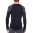 Icebreaker 260 Zone Long Sleeve Crewe - Mens, Jet HTHR/Black, Large, 104360A01L