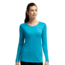 Icebreaker Aero Long Sleeve Crewe - Women's-Agean/Vivid-X-Small