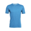 Aero Short Sleeve Crew - Mens-Cyan/Metal-X-Large