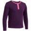 Icebreaker Amity Long Sleeve Crew - Girls-Vino/Shocking-8