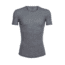 Icebreaker Anatomica Rib Short Sleeve Crewe, Gritstone Hthr, XL, 103602001XL