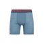 Icebreaker Anatomica Zone Long Boxers - Mens, Granite Blue Heather/Chili Red, Small, 104114-403-S