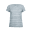 Icebreaker Aria Short Sleeve Scoop Pulled Lines, Dew/Monsoon, XL, 104092401XL