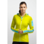 Icebreaker Atom Long Sleeve Hood Jacket - Women's-Chartruese/Glacier/White-Small